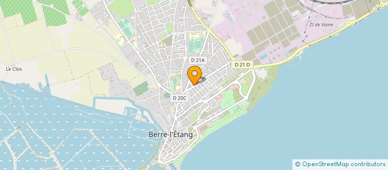 localisation de l'entreprise GEOPLAN à BERRE-L'ETANG