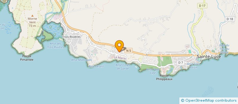 localisation de l'entreprise GEOPLANT MARTINIQUE  SAINTE-LUCE