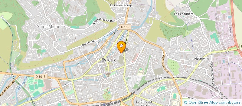 localisation de l'entreprise GEOPOSE à EVREUX