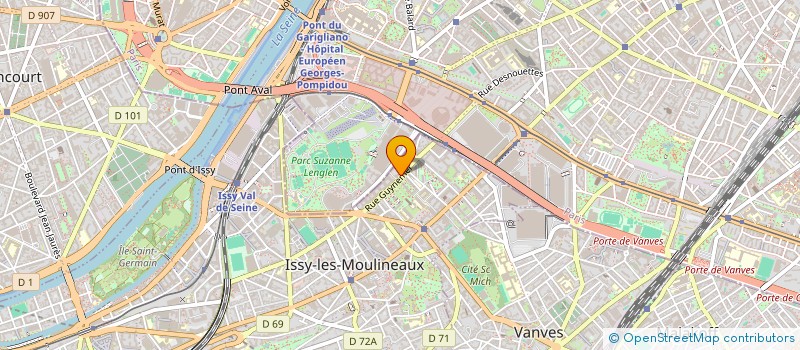 localisation de l'entreprise GEOPOST à ISSY-LES-MOULINEAUX