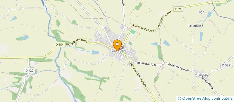 localisation de l'entreprise GEOPRO-G  COLOGNE