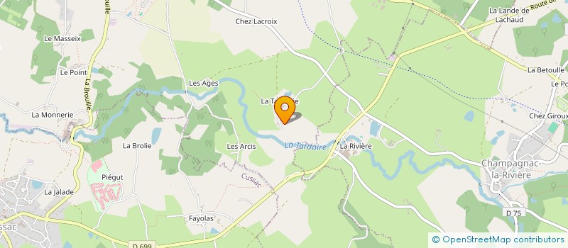 localisation de l'entreprise GEOPROD 87  VAYRES