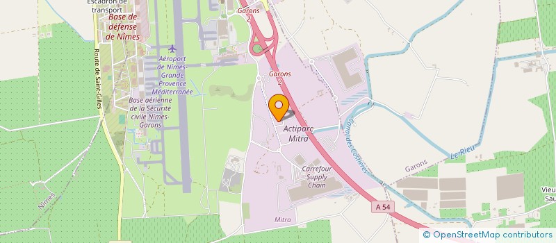 localisation de l'entreprise GEOPROS  SAINT-GILLES