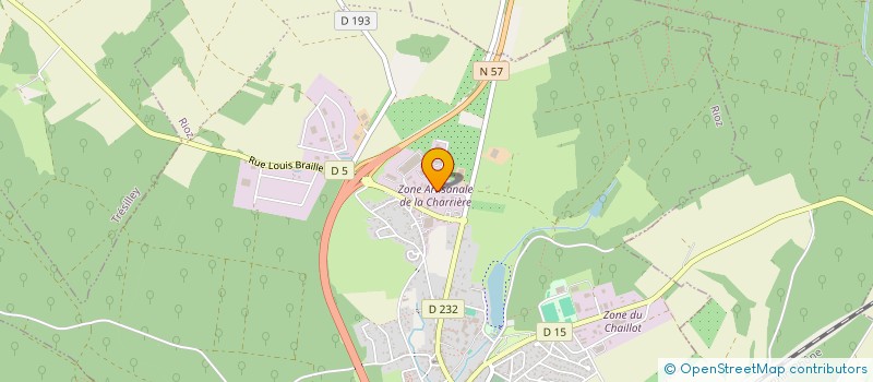 localisation de l'entreprise GEOPROTECH FC  RIOZ