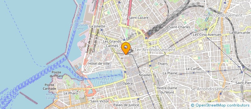 localisation de l'entreprise GEOPT à MARSEILLE