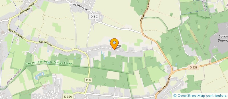 localisation de l'entreprise GEOPTIMA à RAIMBEAUCOURT