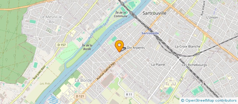 localisation de l'entreprise GEORAL  SARTROUVILLE