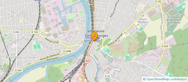 localisation de l'entreprise GEORCOIFF  VILLENEUVE-SAINT-GEORGES