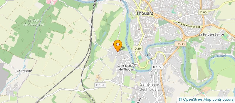 localisation de l'entreprise GEORDELEINE  SAINT-JACQUES-DE-THOUARS