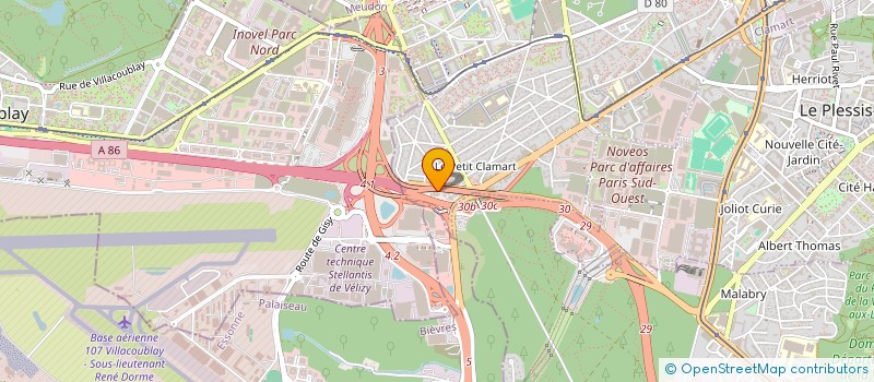 localisation de l'entreprise GEORENFORT à CLAMART