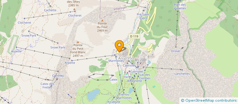 localisation de l'entreprise GEORGE BROWN'S WINE BAR  BOURG-SAINT-MAURICE