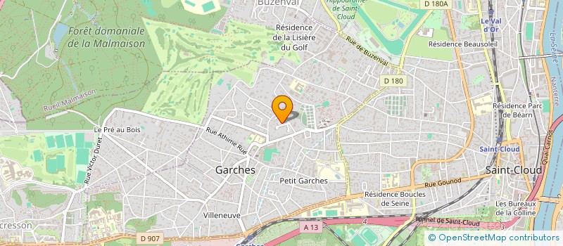 localisation de l'entreprise GEORGE ET BRAD à GARCHES