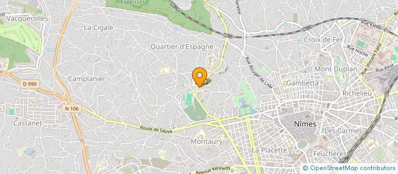 localisation de l'entreprise GEORGE SAND à NIMES