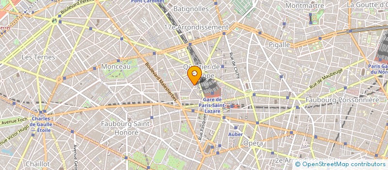 localisation de l'entreprise GEORGE V CONSULTEL à SAINT-OUEN-SUR-SEINE