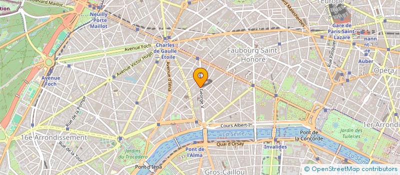 localisation de l'entreprise GEORGE V DEVELOPMENT  PARIS