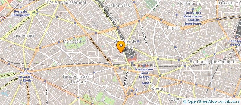 localisation de l'entreprise GEORGE V GESTION à SAINT-OUEN-SUR-SEINE
