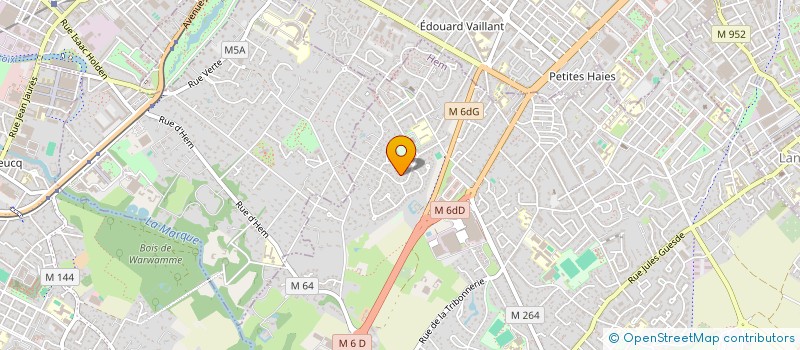 localisation de l'entreprise GEORGE VI  HEM