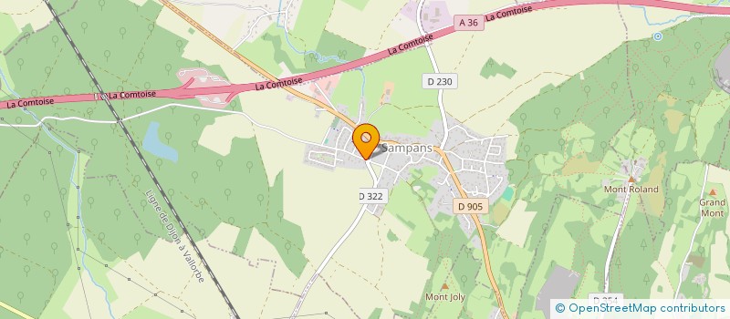 localisation de l'entreprise GEORGEL-LRJ  GERARDMER