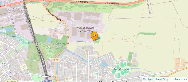 localisation de l'entreprise GEORGELAS à MOISSY-CRAMAYEL