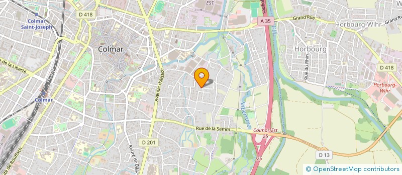 localisation de l'entreprise GEORGENTHUM/SCHNELL  COLMAR