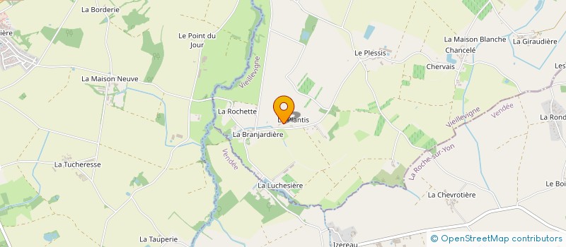 localisation de l'entreprise GEORGES  VIEILLEVIGNE