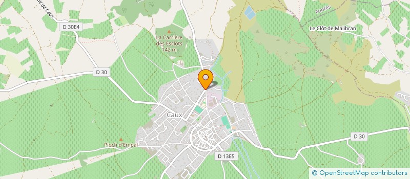 localisation de l'entreprise GEORGES  CAUX