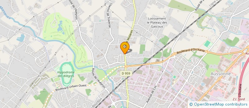 localisation de l'entreprise GEORGES  MONTAUBAN