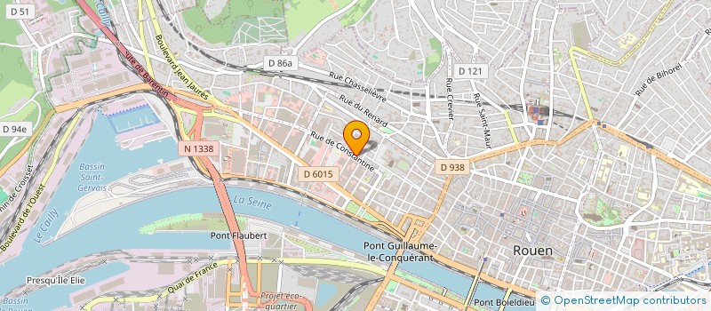 localisation de l'entreprise GEORGES  ROUEN