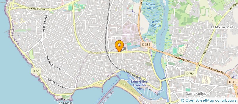 localisation de l'entreprise GEORGES  SAINT-GILLES-CROIX-DE-VIE