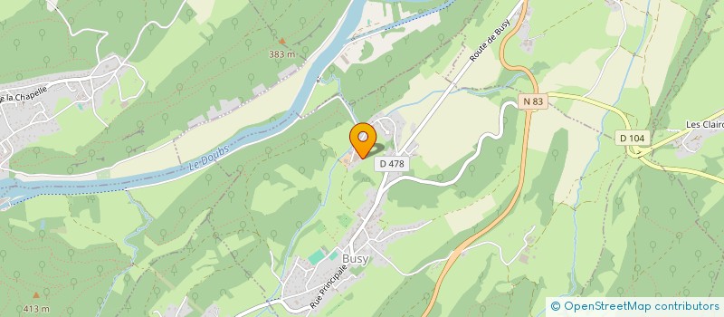 localisation de l'entreprise GEORGES  BUSY