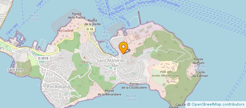 localisation de l'entreprise GEORGES  SAINT-MANDRIER-SUR-MER