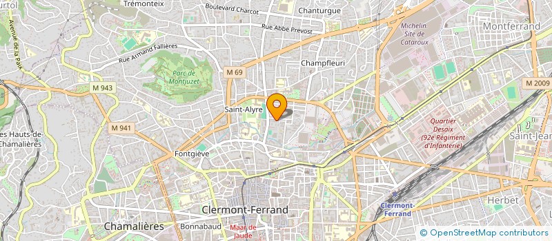 localisation de l'entreprise GEORGES  CLERMONT-FERRAND