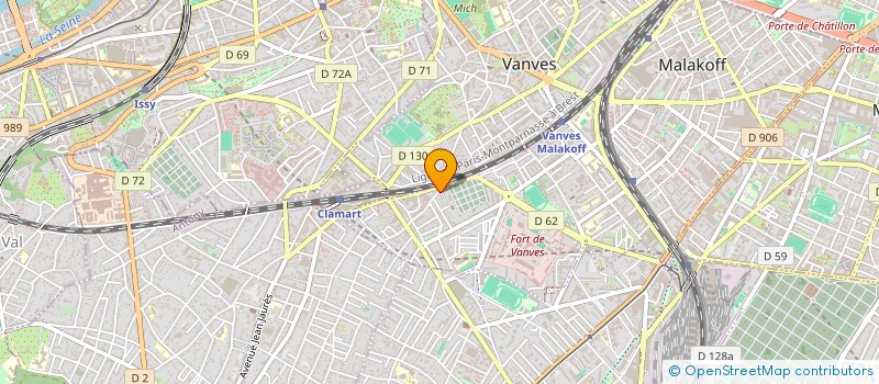 localisation de l'entreprise GEORGES  MALAKOFF