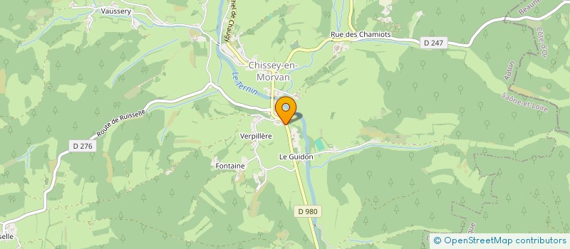 localisation de l'entreprise GEORGES  CHISSEY-EN-MORVAN