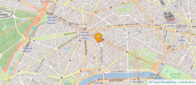 localisation de l'entreprise GEORGES BEN EVENTS  PARIS