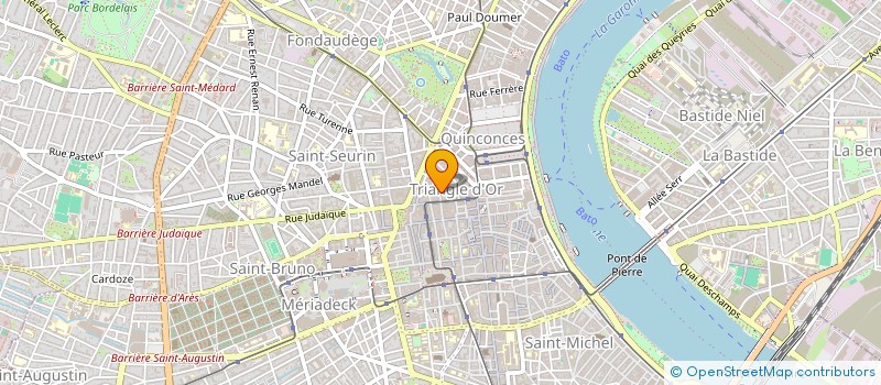 localisation de l'entreprise GEORGES BONNAC  BORDEAUX