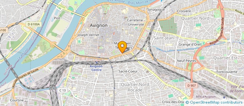 localisation de l'entreprise GEORGES CHAM  AVIGNON