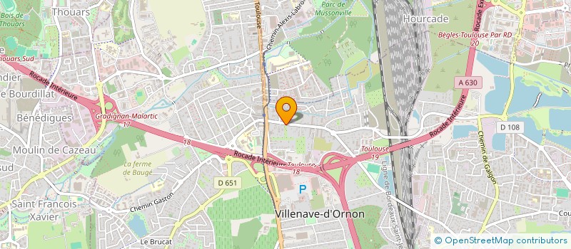 localisation de l'entreprise GEORGES CLEMENCEAU VILLENAVE  VILLENAVE-D'ORNON