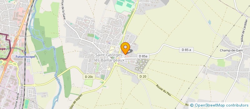 localisation de l'entreprise GEORGES & CO  MONTAMISE