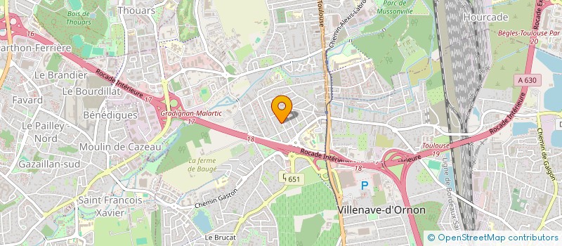 localisation de l'entreprise GEORGES CONSEIL  VILLENAVE-D'ORNON