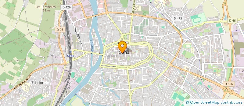localisation de l'entreprise GEORGES DESFORGES ET COMPAGNIE à SENS