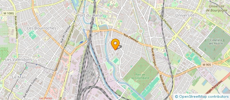 localisation de l'entreprise GEORGES EASTMAN  DIJON