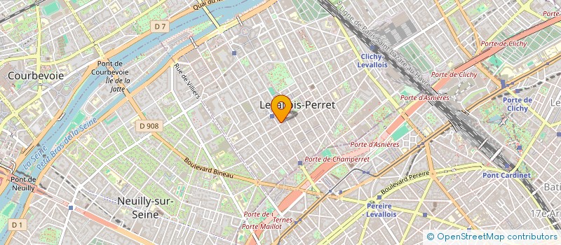 localisation de l'entreprise GEORGES EMMA IMMOBILIER à LEVALLOIS-PERRET