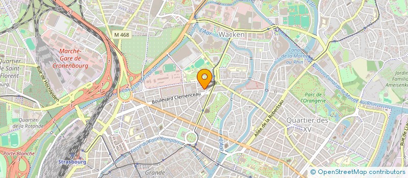 localisation de l'entreprise GEORGES FEDERMANN à STRASBOURG