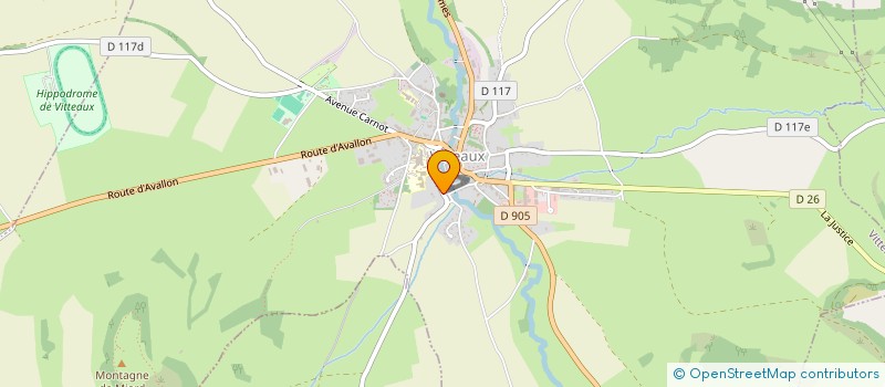 localisation de l'entreprise GEORGES & FILLES  VITTEAUX