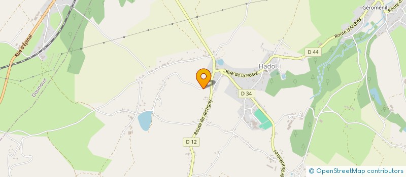 localisation de l'entreprise GEORGES HENRY  HADOL