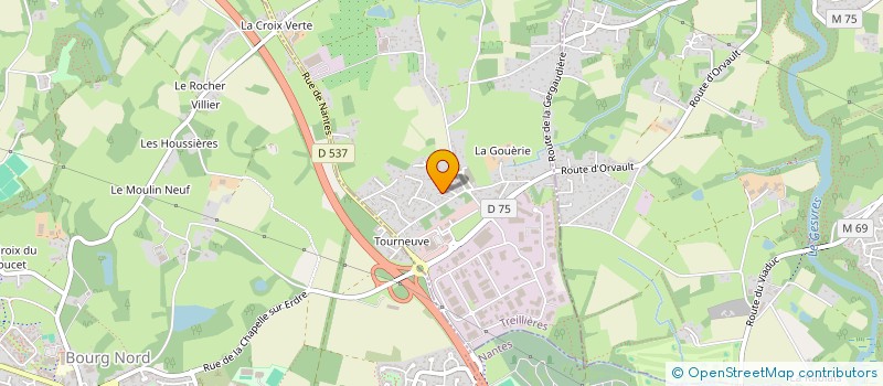 localisation de l'entreprise GEORGES INVEST à TREILLIERES