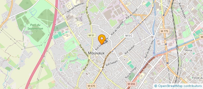 localisation de l'entreprise GEORGES INVESTMENTS à MOUVAUX