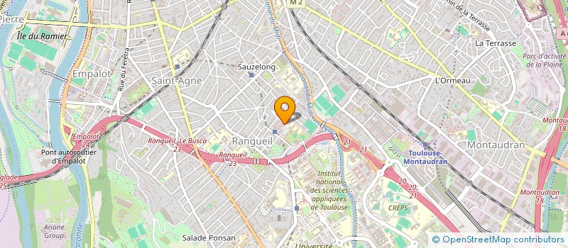 localisation de l'entreprise GEORGES JEAN-MICHEL ET NATHALIE  TOULOUSE