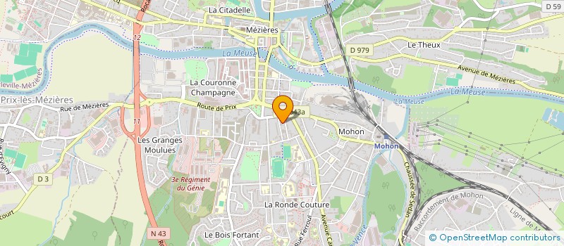 localisation de l'entreprise GEORGES JEREMY  CHARLEVILLE-MEZIERES